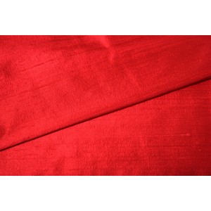10cm Dupionseide rot (Grundpreis € 25,00/m)